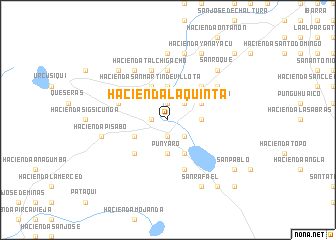 map of Hacienda La Quinta