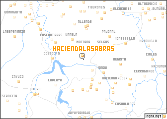 map of Hacienda Las Abras