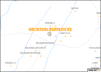 map of Hacienda Las Américas