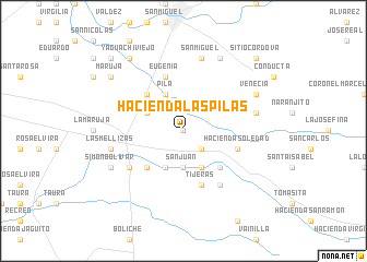 map of Hacienda Las Pilas