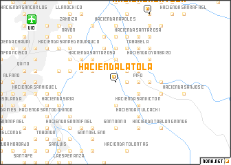 map of Hacienda La Tola