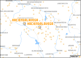 map of Hacienda La Vega