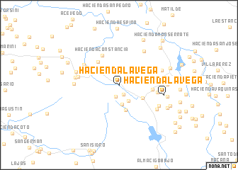 map of Hacienda La Vega