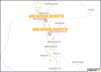 map of Hacienda La Venta