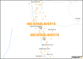 map of Hacienda La Venta