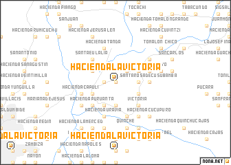 map of Hacienda La Victoria