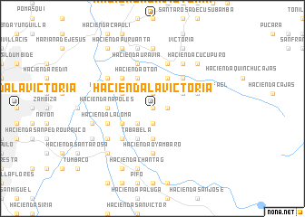 map of Hacienda La Victoria