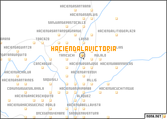 map of Hacienda La Victoria