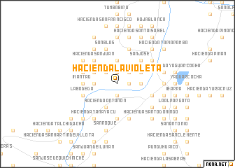 map of Hacienda La Violeta