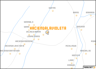 map of Hacienda La Violeta