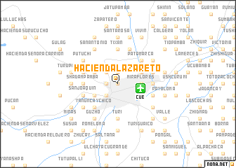 map of Hacienda Lazareto