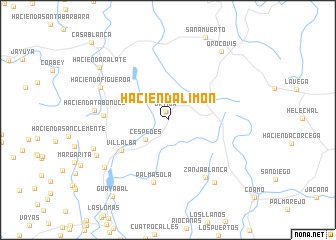 map of Hacienda Limon