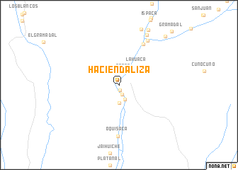 map of Hacienda Liza