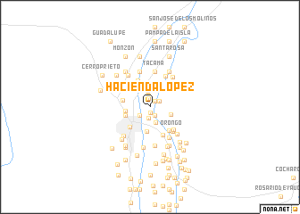 map of Hacienda López