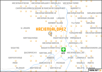 map of Hacienda López