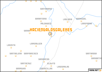 map of Hacienda Los Galemes