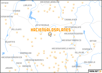 map of Hacienda Los Planes