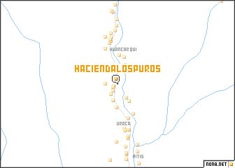 map of Hacienda Los Puros
