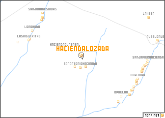 map of Hacienda Lozada