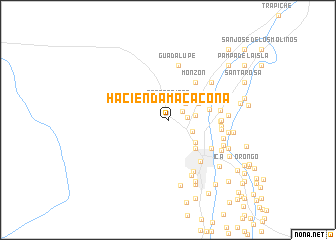 map of Hacienda Macacona