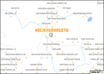 map of Hacienda Magota