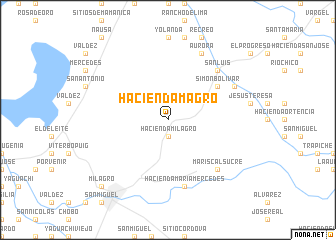 map of Hacienda Magro