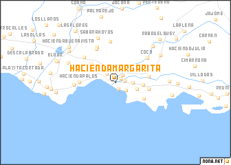 map of Hacienda Margarita