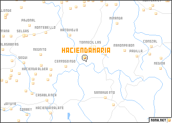map of Hacienda Maria