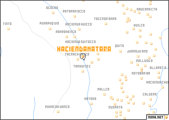 map of Hacienda Matará