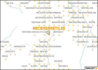 map of Hacienda Matilde