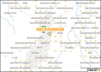 map of Hacienda Mera