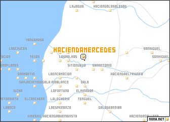 map of Hacienda Mercedes