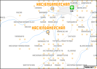 map of Hacienda Merchán