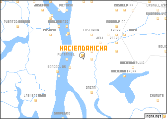 map of Hacienda Micha