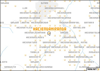 map of Hacienda Miranda