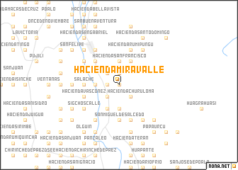 map of Hacienda Miravalle