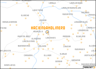 map of Hacienda Molinero