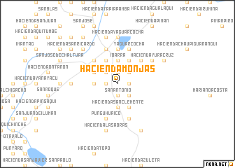 map of Hacienda Monjas