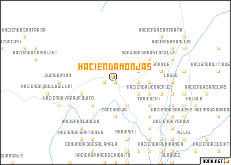 map of Hacienda Monjas