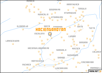 map of Hacienda Moyán