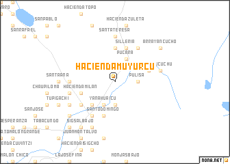 map of Hacienda Muyurcu