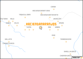 map of Hacienda Naranjos