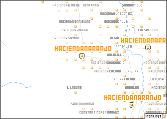 map of Hacienda Naranjo