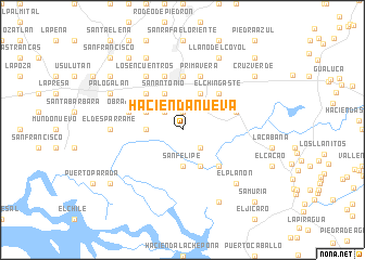 map of Hacienda Nueva