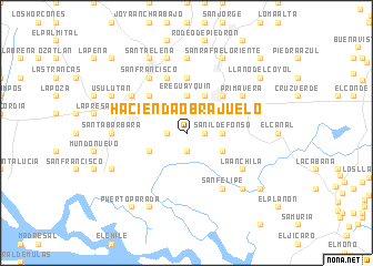 map of Hacienda Obrajuelo
