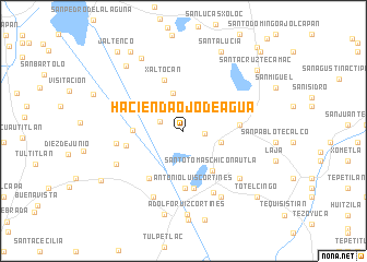 map of Hacienda Ojo de Agua