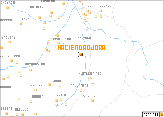 map of Hacienda Ojora