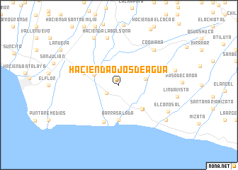 map of Hacienda Ojos de Agua