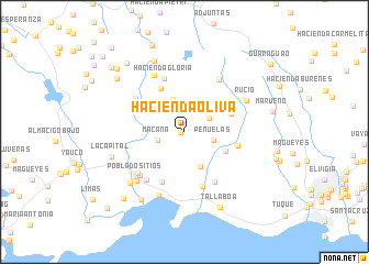 map of Hacienda Oliva