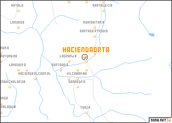 map of Hacienda Orta